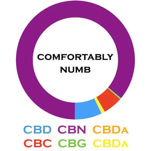 Experience deep relaxation with 3Chi Comfortably Numb Tincture. 600mg Delta 8 + 600mg CBN. Ideal for stress and sleep. Shop now at Bubatz Europa.