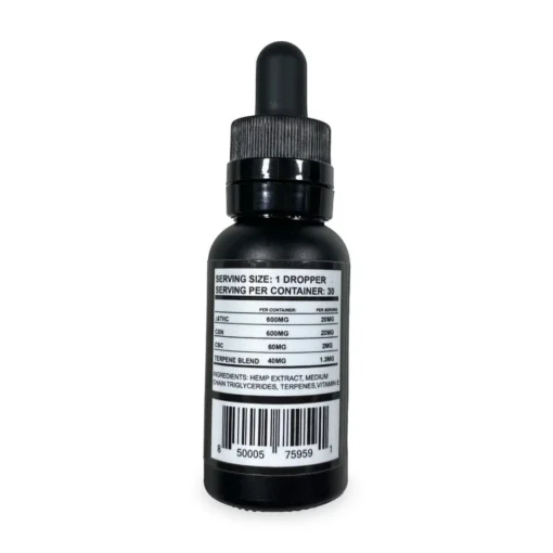 Experience deep relaxation with 3Chi Comfortably Numb Tincture. 600mg Delta 8 + 600mg CBN. Ideal for stress and sleep. Shop now at Bubatz Europa.