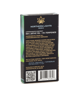 Experience smooth, flavorful hits with 3Chi Northern Lights Delta 8 Vape Cartridge. Infused with cannabis-derived terpenes for a potent and balanced high.