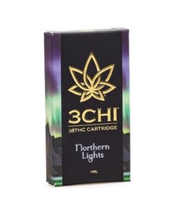 Experience smooth, flavorful hits with 3Chi Northern Lights Delta 8 Vape Cartridge. Infused with cannabis-derived terpenes for a potent and balanced high.