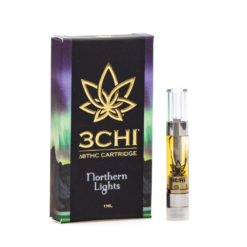 Experience smooth, flavorful hits with 3Chi Northern Lights Delta 8 Vape Cartridge. Infused with cannabis-derived terpenes for a potent and balanced high.