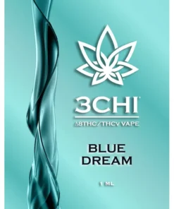Experience the uplifting Blue Dream THCV Vape by 3Chi. Packed with 75% Delta 8 THC and 10% THCV for balanced focus and energy. Premium USA-made quality.