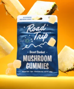 Enjoy a tropical twist with Desert Stardust Mushroom Gummies – Pineapple. A sweet microdose experience packed with flavor and wellness.