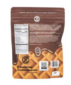 Enjoy the Baked Bags Delta 8 Chocolate Cone with 600mg THC. Potent, legal, and delicious for high-tolerance users who love sweet edibles.
