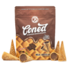 Enjoy the Baked Bags Delta 8 Chocolate Cone with 600mg THC. Potent, legal, and delicious for high-tolerance users who love sweet edibles.