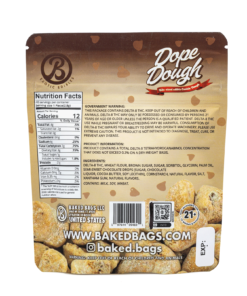 Experience the rich flavor and smooth effects of Delta 8 Dope Dough Chocolate Chip cones, infused with 1000 mg Delta 8 THC for a premium treat.