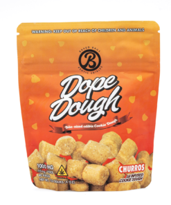 Discover the sweet cinnamon flavor of Baked Bags Delta 8 Churros Cone with 1000mg Delta 8 THC for smooth, uplifting effects and premium quality.