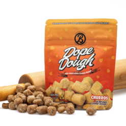 Discover the sweet cinnamon flavor of Baked Bags Delta 8 Churros Cone with 1000mg Delta 8 THC for smooth, uplifting effects and premium quality.