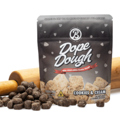 Cookies Cream Delta Dough delivers 1000mg of Delta 8 THC in a nostalgic edible format. Enjoy bold flavor, smooth effects, and lab-tested quality.