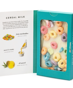 Try Cereal Milk THC Chocolate by DeVINE Naturals—150mg Delta 8 + 150mg Delta 9 THC. Smooth, lab-tested, and legally compliant hybrid edible.
