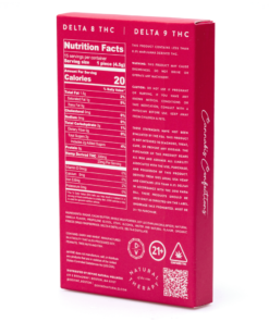 Wedding Cake THC Chocolate by DeVINE Naturals blends 150mg Delta 8 and 150mg Delta 9 THC into a smooth, delicious, and legally compliant edible.
