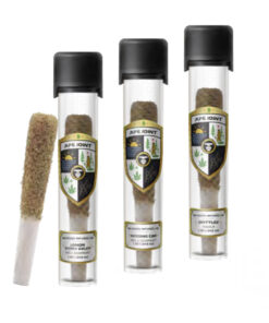Wedding Cake Infused Preroll by Ape offers 1.3g of premium indica with hash rosin, kief, and 39.49% THC. Smooth, potent, and perfect for deep relaxation.
