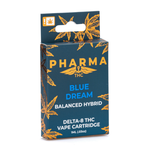 Discover the Blue Dream Delta 8 Vape Cartridge by PharmaCBD. Smooth, uplifting, and terpene-rich, it's ideal for daytime creativity and calm focus.