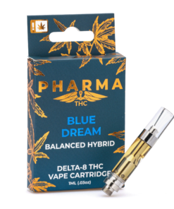Discover the Blue Dream Delta 8 Vape Cartridge by PharmaCBD. Smooth, uplifting, and terpene-rich, it's ideal for daytime creativity and calm focus.