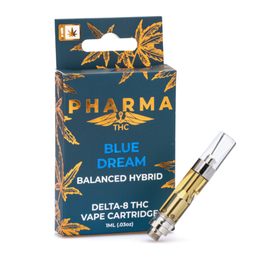 Discover the Blue Dream Delta 8 Vape Cartridge by PharmaCBD. Smooth, uplifting, and terpene-rich, it's ideal for daytime creativity and calm focus.