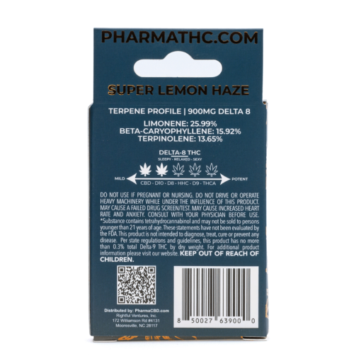 Super Lemon Haze Delta 8 Vape by PharmaCBD – Zesty, uplifting cannabis-derived terpene cartridge. Smooth flavor and premium quality.