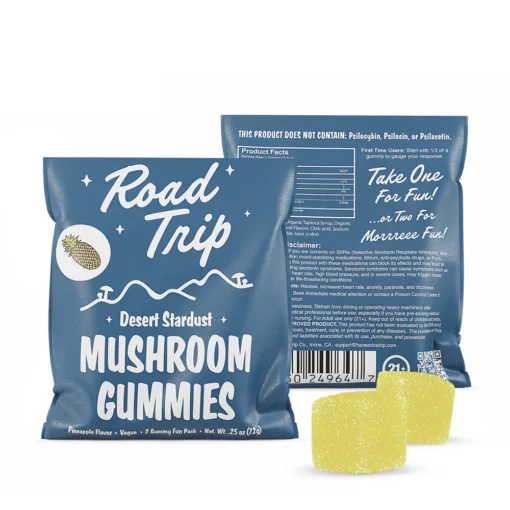 Enjoy a tropical twist with Desert Stardust Mushroom Gummies – Pineapple. A sweet microdose experience packed with flavor and wellness.
