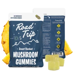 Enjoy a tropical twist with Desert Stardust Mushroom Gummies – Pineapple. A sweet microdose experience packed with flavor and wellness.