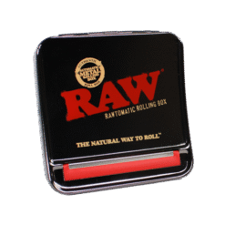 The RAWtomatic Roll Box MAX is a large automatic rolling machine that makes perfect rolls with ease. Durable, portable, and built for serious smokers.