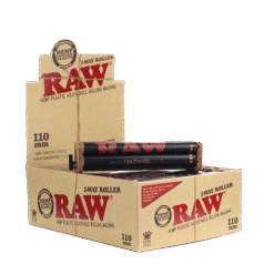 Roll perfect joints easily with the RAW 2-Way Hemp Roller. Durable, eco-friendly hemp plastic design ensures smooth, consistent rolling every time.