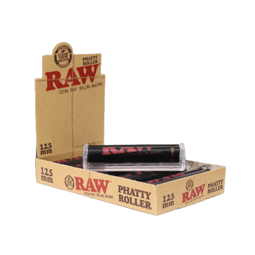 Roll perfect thick joints every time with the RAW Phatty Roller. Durable 125mm rolling machine designed for smooth, easy use.