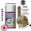 S'Mores Mini Joints by APE offer 40.28% THC in two sweet, indica/hybrid pre-rolls. Enjoy rich flavor and relaxation in a compact, potent format.