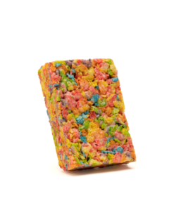 Enjoy the Delta 8 Delta 9 Fruity Pebbles Treat by Snapdragon, packed with 45mg Delta 8 and 5mg Delta 9 THC. A colorful, tasty edible for a smooth high.