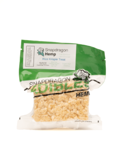 Try Snapdragon’s Delta 8 Rice Krispy Treat with 35mg Delta 8 and 7mg Delta 9 THC for a tasty, potent cereal snack infused with cannabinoids.