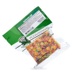 Enjoy the Delta 8 Delta 9 Fruity Pebbles Treat by Snapdragon, packed with 45mg Delta 8 and 5mg Delta 9 THC. A colorful, tasty edible for a smooth high.