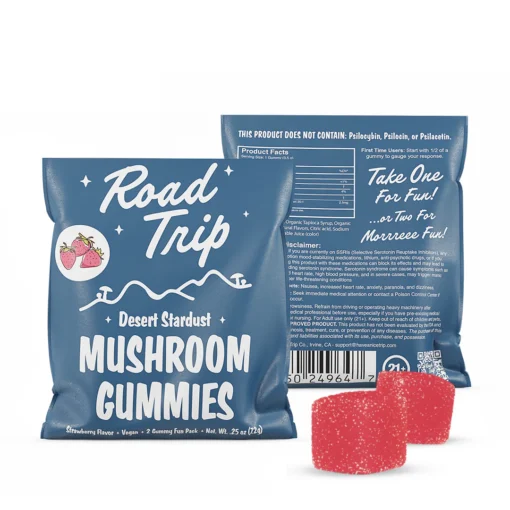 Shop Strawberry Mushroom Gummies by Desert Stardust. Boost focus, creativity, and balance. Fast, secure EU delivery from Bubatz Europa.