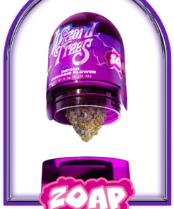 Explore Zoap Weed Flower, a flavorful hybrid born from Rainbow Sherbert genetics. Lab-tested and quality assured, offering happy and relaxing effects.