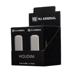 The MJ Arsenal Smoke Filter eliminates odor with every exhale. Houdini delivers discreet, clean sessions at home or on the go.