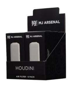 The MJ Arsenal Smoke Filter eliminates odor with every exhale. Houdini delivers discreet, clean sessions at home or on the go.