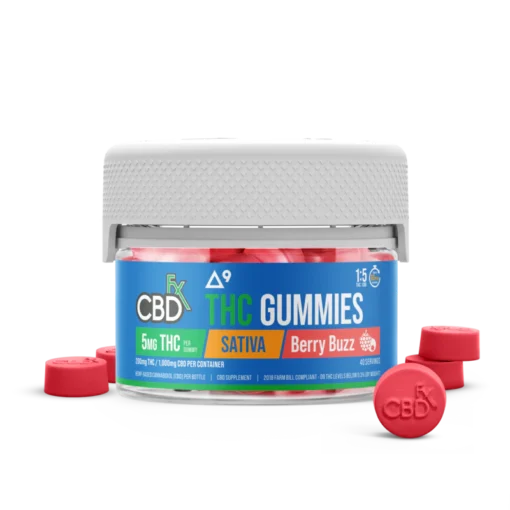 Discover the uplifting effects of Sativa Gummies Berry Buzz. Each gummy contains 25mg CBD and 5mg Delta-9 THC. Order now at Bubatz Europa.