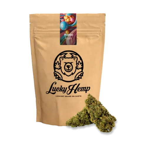 Bubba Kush 25g delivers potent Indica effects and rich flavor in eco-friendly Ökopack packaging. Premium quality and sustainability combined.