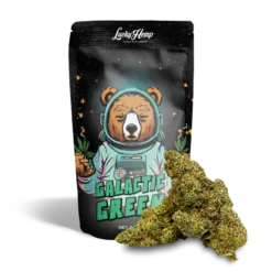 Galactic Green 10g Ökopack offers bold hybrid effects, rich flavor, and eco packaging. Get premium Cali buds with less waste at Bubatz Europa.