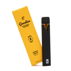 Bright and citrusy, the Lemon Runtz Vape by Goodies blends sweet flavor with calming Delta 8 effects in a sleek disposable pen—perfect for any time of day.