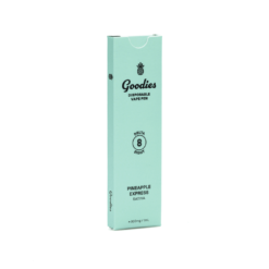 Delta 8 Pineapple Vape by Goodies delivers uplifting effects and tropical flavor in a sleek, disposable device. Experience Pineapple Express the clean way.