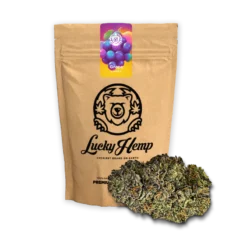 Candy Grape 25g Ökopack offers a sweet grape aroma, relaxing Indica effects, and sustainable packaging. Discover premium cannabis now at Bubatz Europa.