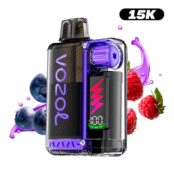puff-15k-recharge-framboise-acide-myrtille-nicotine Discover the Vozol Rechargeable Puff 15K in Sour Raspberry Blueberry – long-lasting, flavorful, and convenient vape for everyday enjoyment.